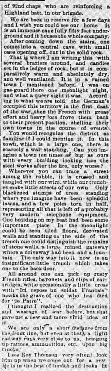 The Port Elgin Times, January 17, 1917 article, part 3